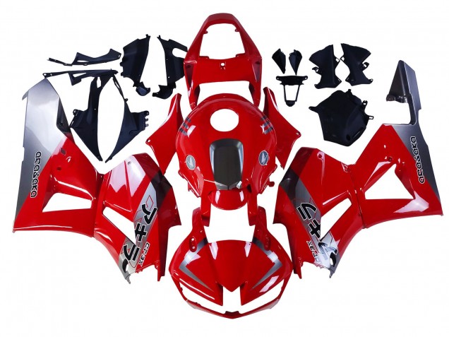 Carénages Moto Honda CBR600RR 2013-2023 - Argent Rouge