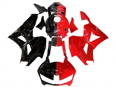 Carénages Moto Honda CBR600RR 2013-2026 - Noir Brillant Rouge Diviser