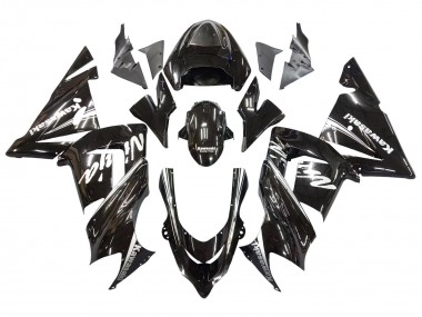 Carénages Moto Kawasaki ZX10R 2004-2005 - Noir Brillant Ninja