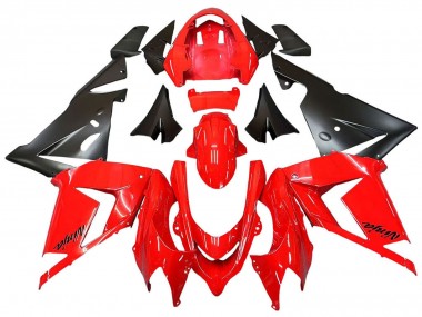 Carénages Moto Kawasaki ZX10R 2004-2005 - Rouge Noir Ninja
