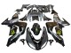 Carénages Moto Kawasaki ZX10R 2006-2007 - Gris Jaune Noir Brillant Monstre Elf