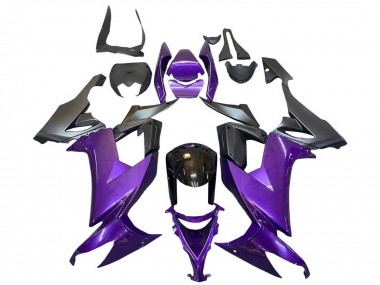 Carénages Moto Kawasaki ZX10R 2008-2010 - Violet Noir