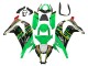 Carénages Moto Kawasaki ZX10R 2011-2015 - Vert Jaune Noir Blanc Elf Monstre