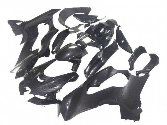 Carénages Moto Kawasaki ZX10R 2021-2025 - Noir Fibre de Carbone
