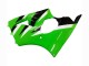 Carénages Moto Kawasaki ZX6R 2000-2002 - Vert Blanc Noir
