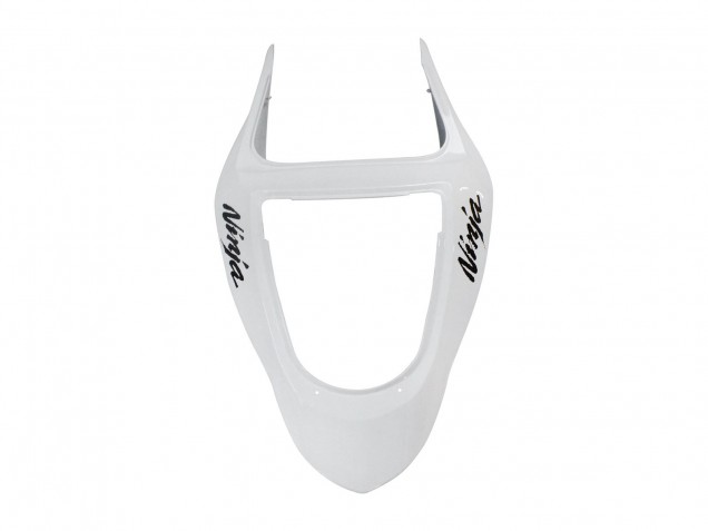 Carénages Moto Kawasaki ZX6R 2003-2004 - Blanc Noir Décalque
