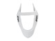 Carénages Moto Kawasaki ZX6R 2003-2004 - Blanc Noir Décalque