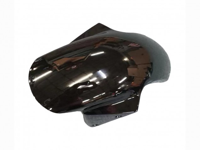 Carénages Moto Kawasaki ZX6R 2003-2004 - Noir Brillant Rouge Flamme