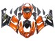 Carénage Moto Kawasaki ZX6R 2005-2006 - Orange Noir