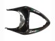 Carénage Moto Kawasaki ZX6R 2005-2006 - Noir Brillant Vert Flamme