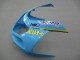 Carénages Moto Suzuki GSXR1000 2000-2002 - Bleu Clair Jaune Noir Motul Rizla