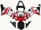 Carénages Moto Suzuki GSXR1000 2000-2002 - Rouge Argent Blanc Noir