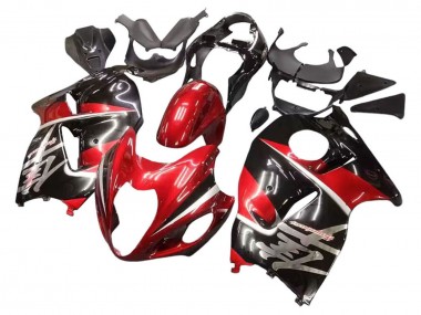 Carénages Moto Suzuki GSXR 1300 Hayabusa 1996-2007 - Rouge Noir Brillant Hayabusa