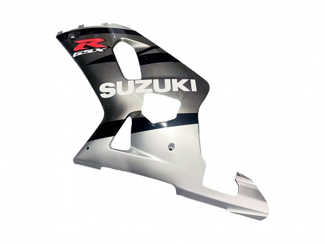 Carénage Moto Suzuki GSXR 600 / GSXR 750 2001-2003 - Argent Noir Brillant Rouge