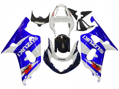 Carénage Moto Suzuki GSXR 600 / GSXR 750 2001-2003 - Blanc Bleu Noir Brillant Rouge