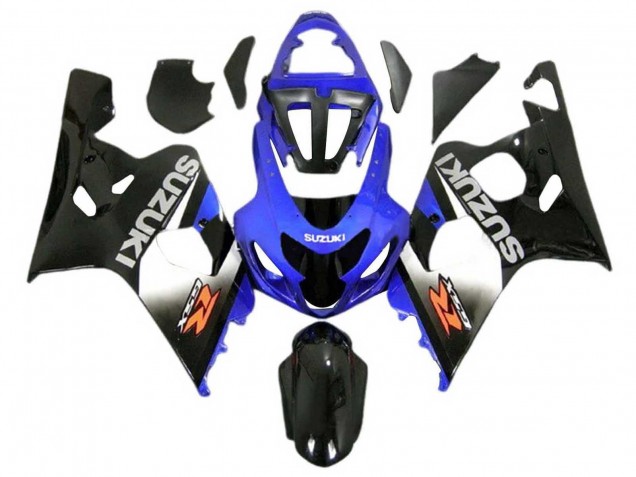 Carénages Moto Suzuki GSXR 600 / GSXR 750 2004-2005 - Bleu Noir
