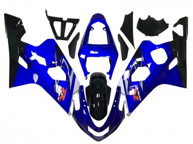 Carénage Moto Suzuki GSXR 600 / GSXR 750 2004-2005 - Bleu Blanc Noir