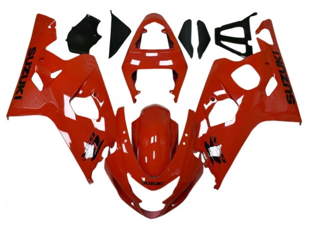 Carénage Moto Suzuki GSXR 600 / GSXR 750 2004-2005 - Rouge Noir
