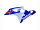 Carénage Moto Suzuki GSXR 600 / GSXR 750 2004-2005 - Blanc Bleu Rouge