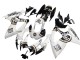 Carénages Moto Suzuki GSXR 600 / GSXR 750 2006-2007 - Blanc Noir Lucky Strike Motul