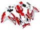 Carénages Moto Suzuki GSXR 600 / GSXR 750 2008-2010 - Blanc Rouge Noir