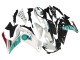 Carénages Moto Yamaha YZF R3/R25 2015-2018 - Blanc Vert Noir Brillant