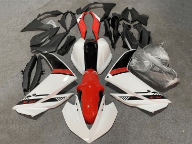 Kits Carénage Moto Yamaha YZF R3/R25 2015-2018 - Blanc Rouge Noir