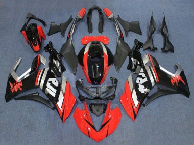Carénages Moto Yamaha YZF R3/R25 2015-2018 - Rouge Argent Noir Brillant