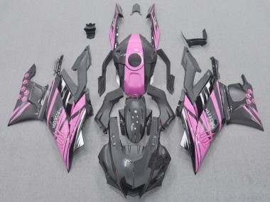 Carénages Moto Yamaha YZF R3/R25 2015-2018 - Rose Noir Brillant