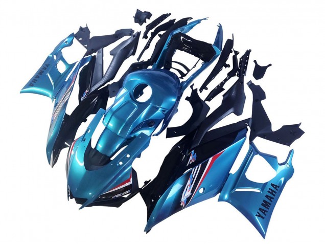 Carénage Moto Yamaha YZF R3/R25 2019-2021 - Bleu Noir
