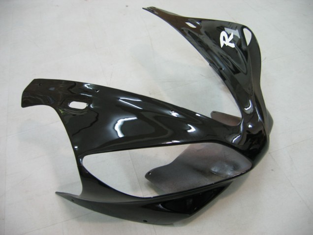 Carénages Moto Yamaha YZF 1000 R1 2000-2001 - Noir Brillant Blanc Décalque