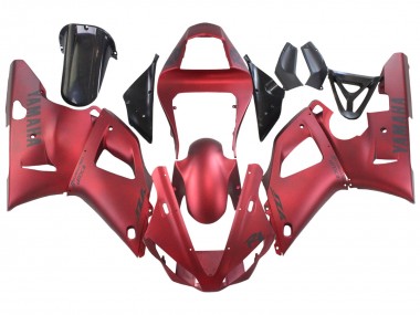 Carénages Moto Yamaha YZF 1000 R1 2000-2001 - Rouge Mat