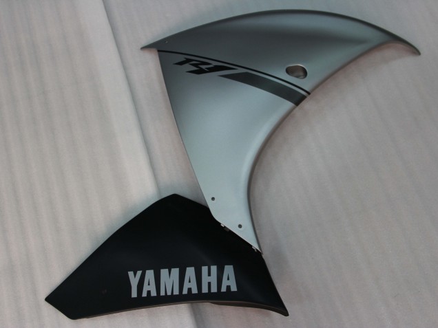 Carénage Moto Yamaha YZF 1000 R1 2009-2011 - Argent Noir