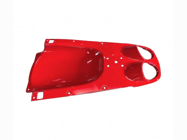 Carénage Moto Yamaha YZF 600 R6 1998-2002 - Rouge Blanc Noir Brillant