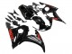 Carénages Moto Yamaha YZF R6S 2006-2009 - Noir Brillant Rouge