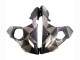 Carénages Moto Yamaha YZF R6S 2006-2009 - Gris Noir Mat Geometric