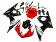 Carénages Moto Yamaha YZF 600 R6 2005 - Rouge Blanc Noir Brillant