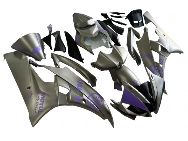 Carénages Moto Yamaha YZF 600 R6 2006-2007 - Gris Violet Motul