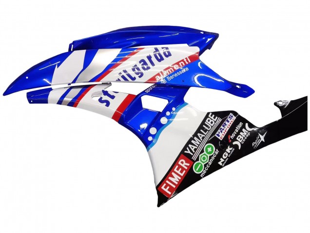 Carénages Moto Yamaha YZF 600 R6 2006-2007 - Blanc Bleu Noir Fimer Volvo Yamalube Sterilgarda