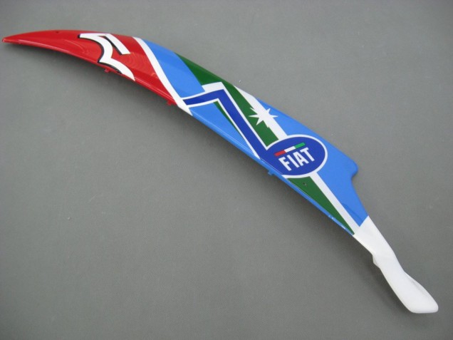 Carénages Moto Yamaha YZF 600 R6 2006-2007 - Bleu Vert Blanc Rouge Dunlop Michelin Motul
