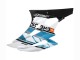 Carénages Moto Yamaha YZF 600 R6 2006-2007 - Blanc Bleu Noir Semakin Didepan ENEOS