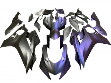 Carénages Moto Yamaha YZF 600 R6 2017-2023 - Noir Mat Violet