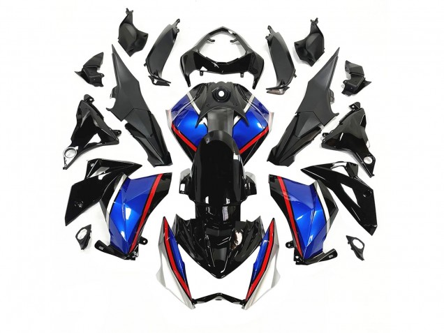 Carénages Moto Kawasaki Z1000 2014-2019 - Noir Brillant Noir Mat Bleu Rouge Blanc