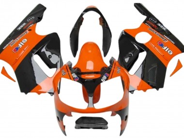 Carénages Moto Kawasaki ZX12R 2000-2001 - Orange Noir Elf Michelin