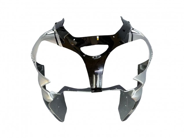 Carénages Moto Kawasaki ZX9R 2002-2003 - Argent Noir Brillant Monstre Elf