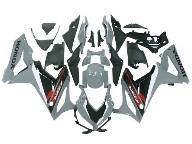 Carénages Moto Honda CBR650R 2021-2023 - Nardo Gris Noir Brillant Rouge