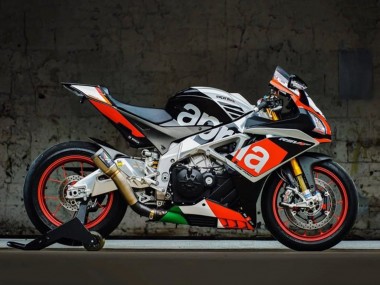 Carénages Moto Aprilia RSV4 1000 2016-2020 - Noir Mat Argent Rouge Vert