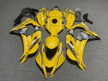 Carénages Moto Kawasaki ZX10R 2016-2020 - Jaune Bleu Blanc Trick Star EVA Courses