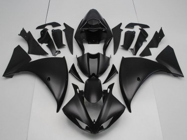 Carénages Moto Yamaha YZF R1 2012-2014 - Noir Mat