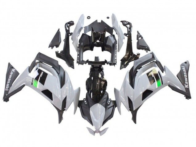 Carénages Moto Kawasaki Ninja 650 EX650 2020-2025 - Gris Vert Noir